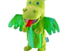 Marioneta de mana Dragonul Verde Fiesta Crafts FCT-2186